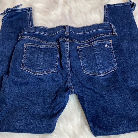 Rag & Bone Stevie Tied Hem Skinny Jean Size 27 - Picture 5 of 7